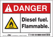 Safety Sign 3 1/2 inx5 in Vinyl