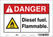 Safety Sign 7 inx10 in Vinyl