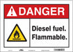 Safety Sign 10 inx14 in Vinyl