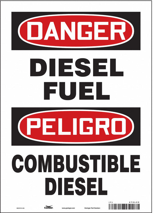 Safety Sign 14 inx10 in Vinyl