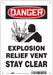 Safety Sign 10 in x 7 in Polyethylene
