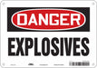 Safety Sign 7 in x 10 in Aluminum