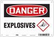 Safety Sign 7 inx10 in Polyethylene