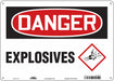 Safety Sign 10 inx14 in Polyethylene