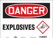Safety Sign 10 inx14 in Vinyl