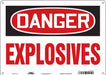 Safety Sign 10 inx14 in Aluminum