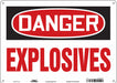 Safety Sign 10 in x 14 in Polyethylene