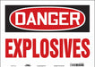 Safety Sign 10 in x 14 in Vinyl