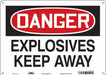 Safety Sign 10 in x 14 in Polyethylene