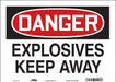 Safety Sign 10 in x 14 in Vinyl