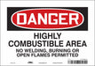 Safety Sign 7 in x 10 in Vinyl