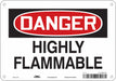 Safety Sign 7 in x 10 in Polyethylene