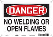 Safety Sign 7 in x 10 in Aluminum