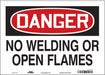 Safety Sign 10 inx14 in Vinyl