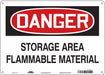 Safety Sign 10 inx14 in Polyethylene