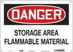 Safety Sign 10 inx14 in Vinyl