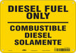 Safety Sign 7 in x 10 in Polyethylene