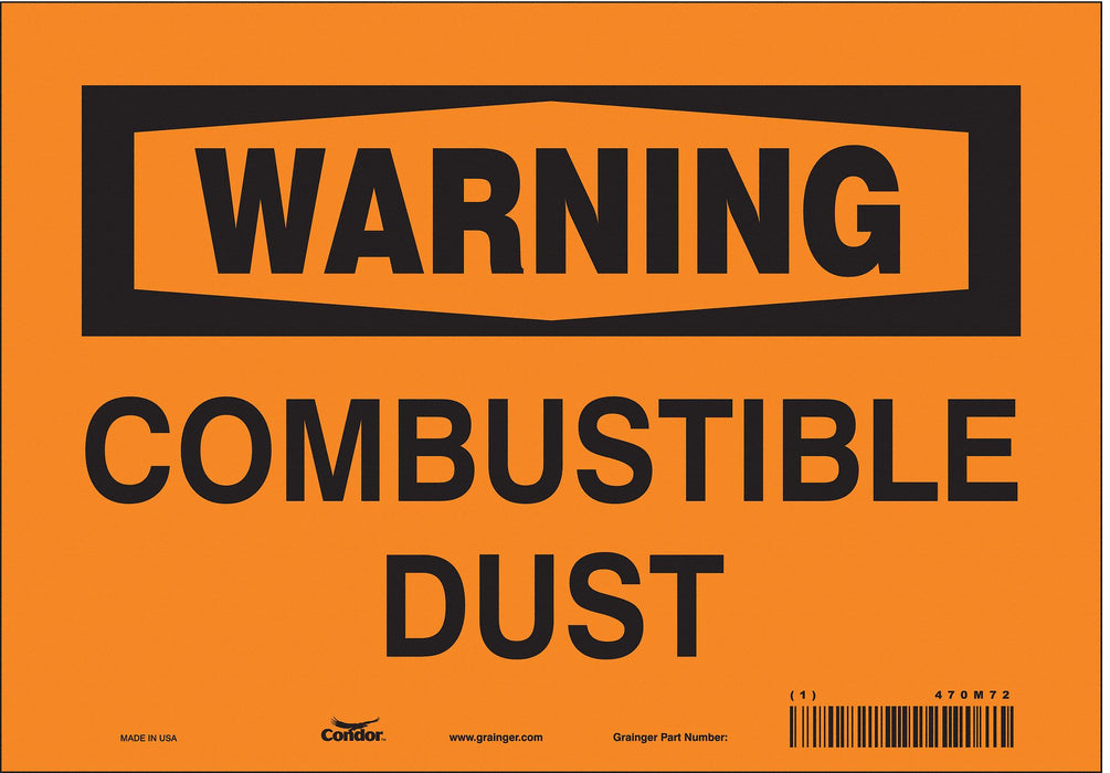 Safety Sign 7 in x 10 in Vinyl