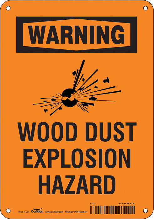Safety Sign 10 inx7 in Polyethylene