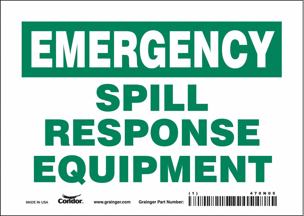Safety Sign 5 in x 7 in Vinyl