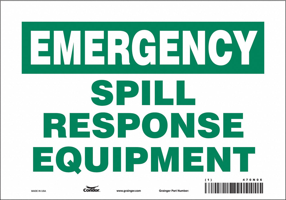 Safety Sign 7 in x 10 in Vinyl
