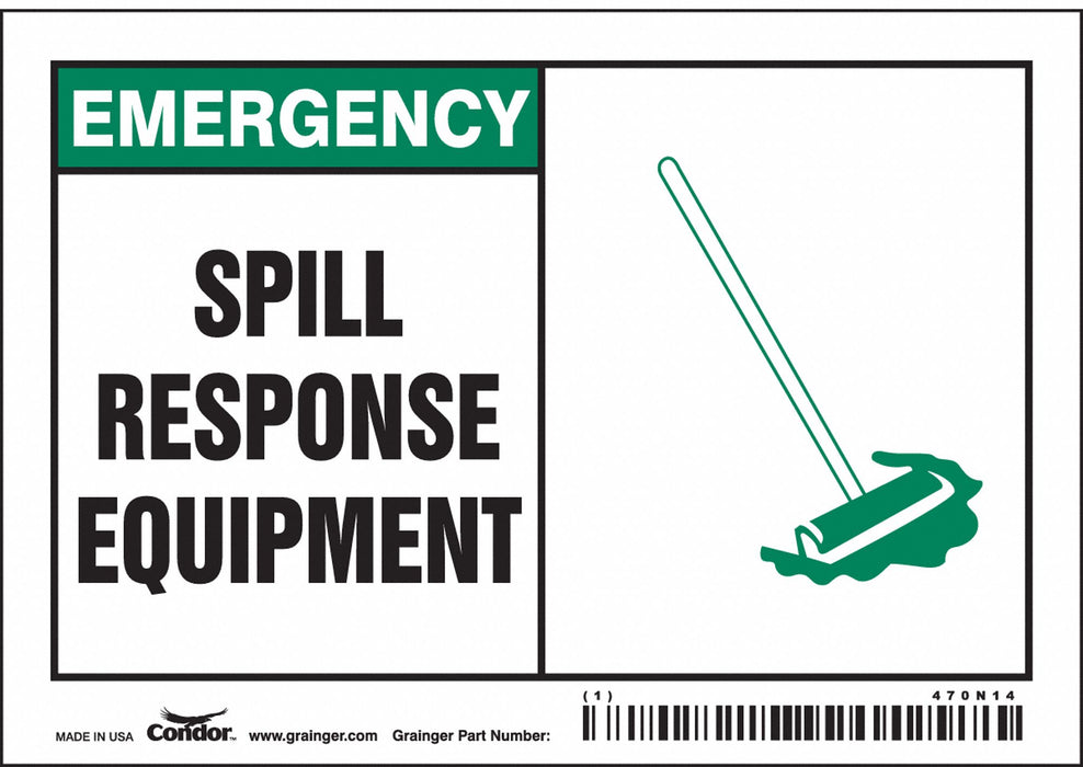 Safety Sign 3 1/2 in x 5 in Vinyl