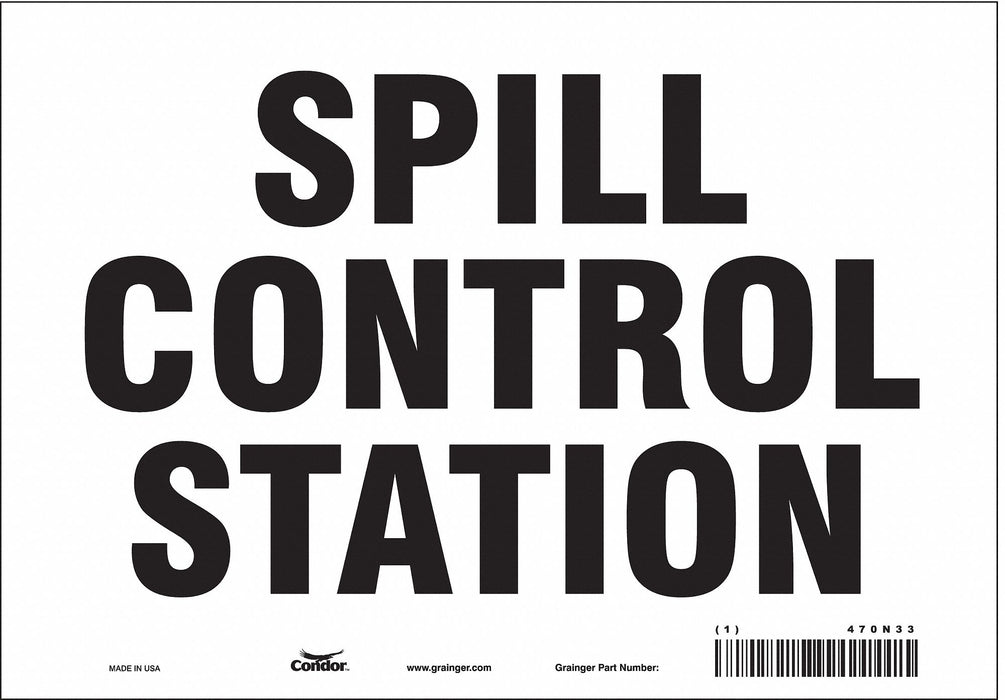 Safety Sign 7 in x 10 in Vinyl