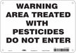 Safety Sign 7 in x 10 in Aluminum
