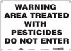 Safety Sign 10 inx14 in Aluminum