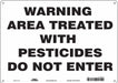 Safety Sign 10 in x 14 in Polyethylene