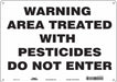 Safety Sign 10 in x 14 in Vinyl
