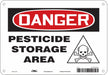Safety Sign 7 inx10 in Polyethylene
