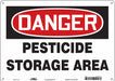 Safety Sign 10 inx14 in Polyethylene