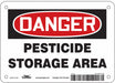 Safety Sign 5 in x 7 in Vinyl