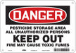 Safety Sign 7 inx10 in Polyethylene
