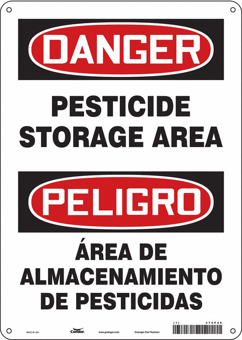 Safety Sign 14 inx10 in Vinyl