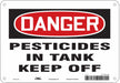 Safety Sign 7 in x 10 in Aluminum
