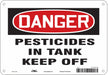 Safety Sign 7 in x 10 in Vinyl