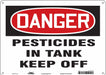 Safety Sign 10 inx14 in Vinyl