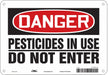 Safety Sign 7 in x 10 in Aluminum