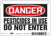 Safety Sign 5 in x 7 in Vinyl