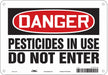 Safety Sign 7 in x 10 in Vinyl