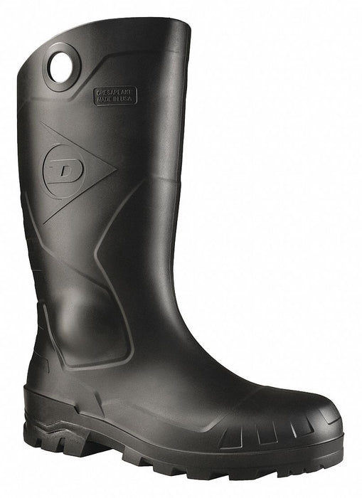 J6897 Rubber Boot Unisex 11 Knee Black PR