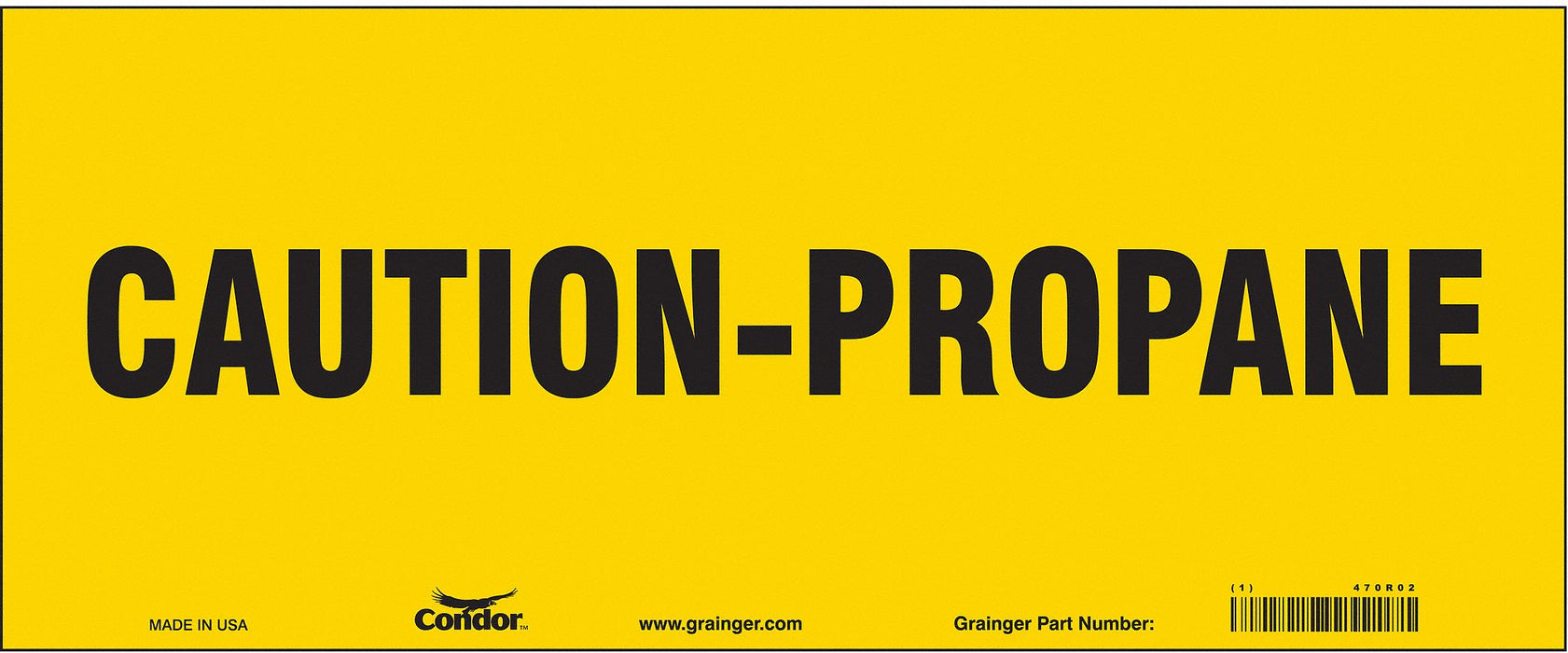 Safety Sign 7 in x 17 in Vinyl