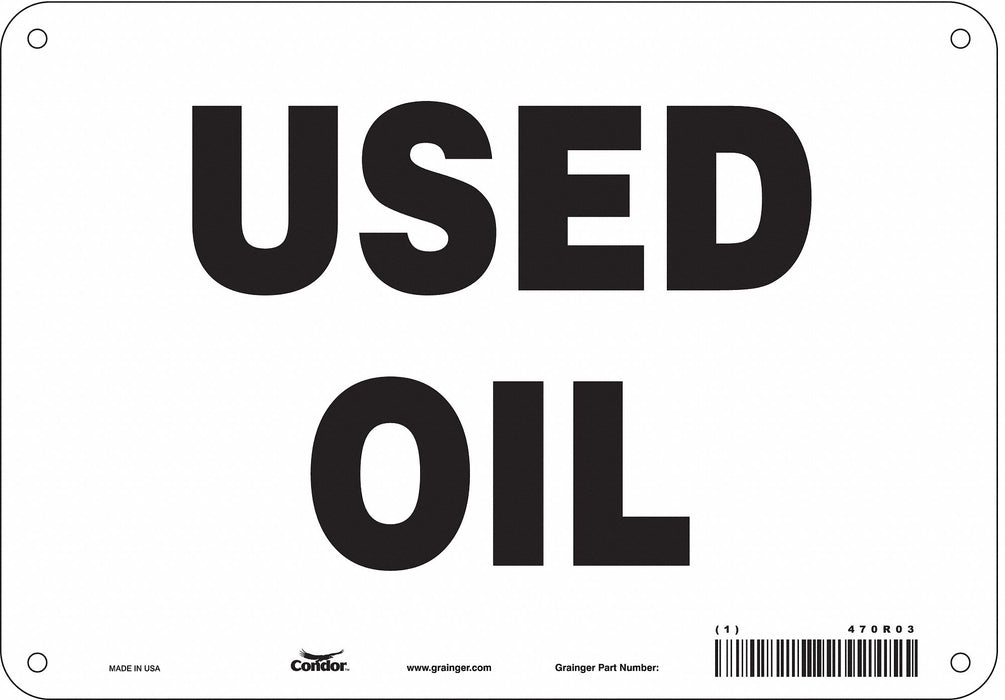 J7036 Safety Sign 7 in x 10 in Aluminum