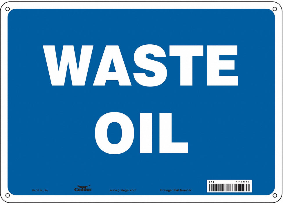 J8138 Safety Sign 10 inx14 in Aluminum