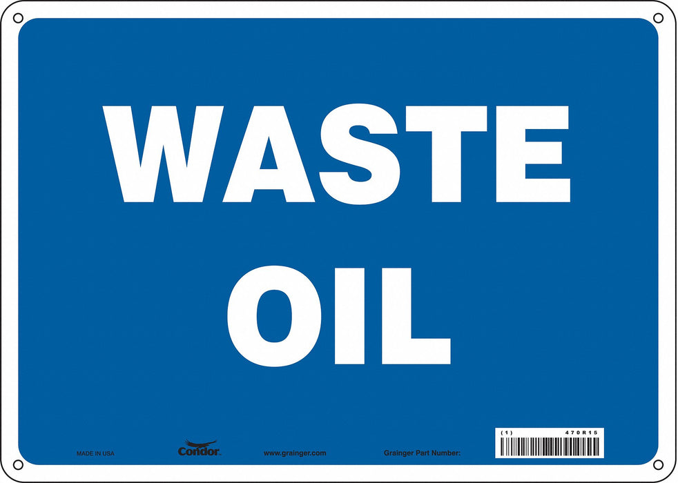 J8138 Safety Sign 10 inx14 in Polyethylene