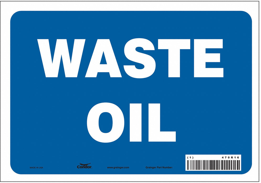 J8138 Safety Sign 7 inx10 in Vinyl