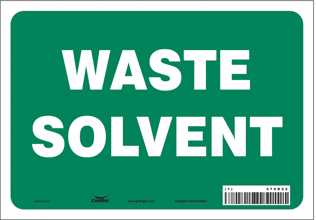 Safety Sign 7 in x 10 in Vinyl