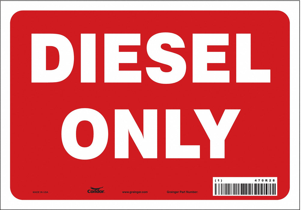 J8155 Safety Sign 7 inx10 in Vinyl